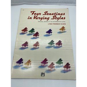 Four Sonatinas in Varying Styles Original Works Intermediate Level by Lynn Olson